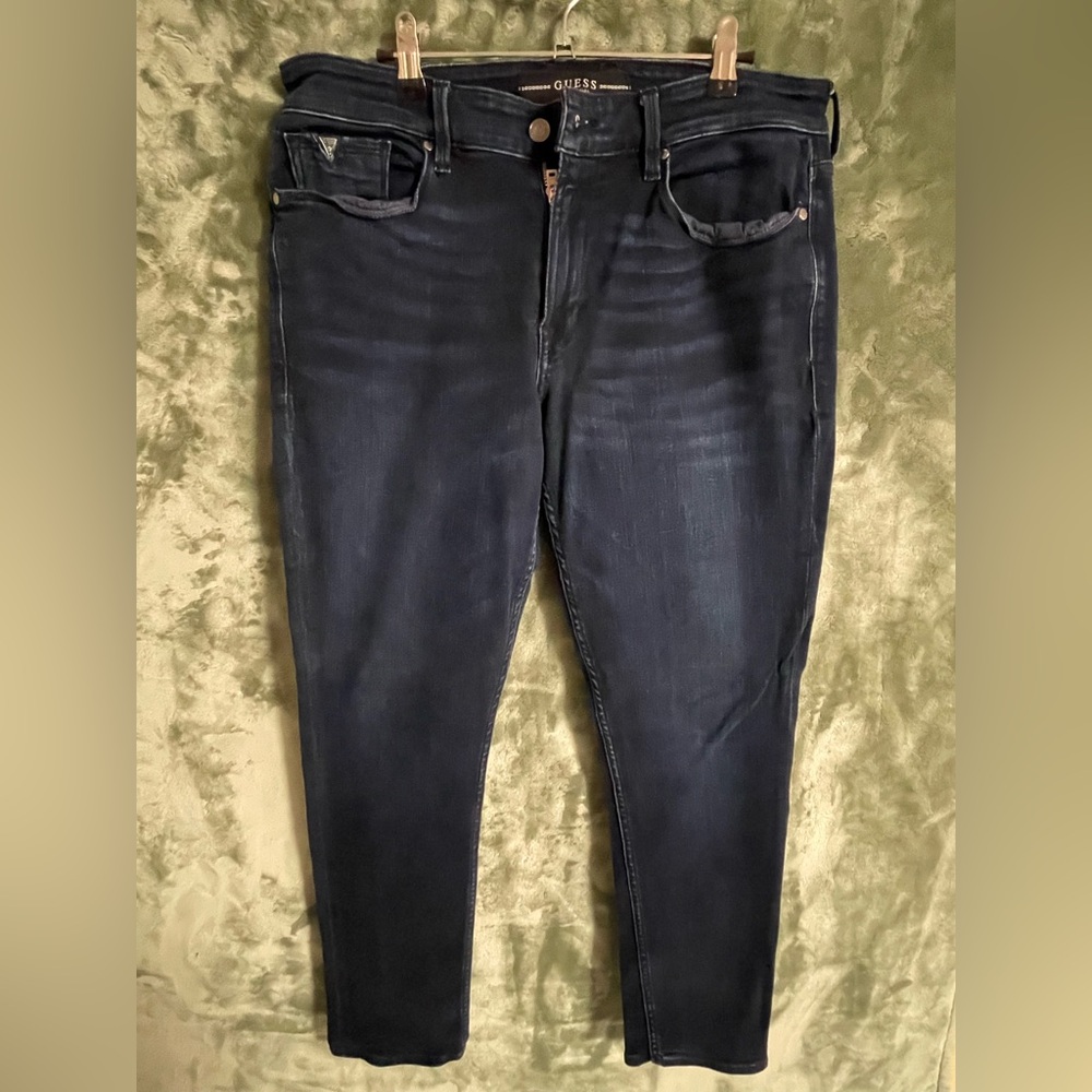 Guess Midnight Blue Denim Pants 34/30 Great quality and Fit!